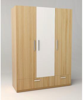 Tủ quần áo 102a - Gỗ MDF - Dài 1.2m đến 1.8m (Cao 2m)